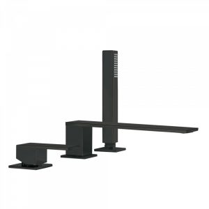 Cuadro Tres-shower single lever tap matt black