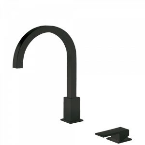 Cuadro Tres-Deck mounted tap matt black 327mm