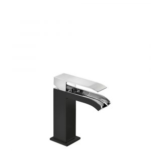 Cuadro Tres-tap matt black-chrome 159mm