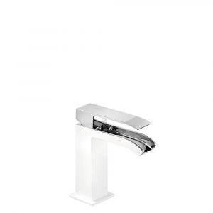 Cuadro Tres-tap matt white-chrome 159mm