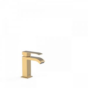Cuadro Tres-washbasin tap matt gold 159mm