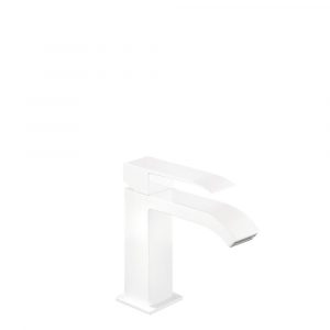 Cuadro Tres-washbasin tap matt white 159mm