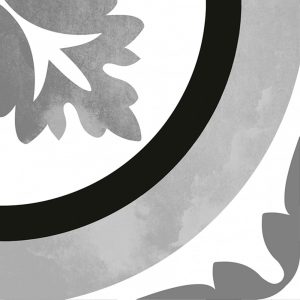 DUNE Ornamental Black & White 20x20 cm