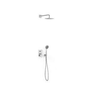 Tres Base Plus Rapid-Box 2-Way Concealed Single-Handle Shower Kit