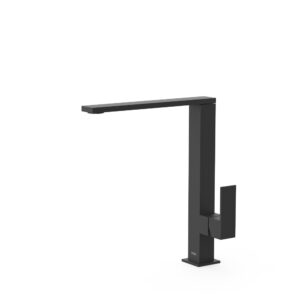Cuadro Tres Single-Handle Kitchen Mixer Tap Matt Black