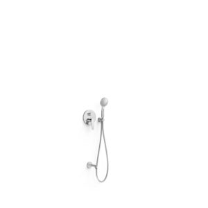 Tres Flat Rapid-Box 2 way Concealed Single-Handle Shower Mixer Tap Kit for Bath and Shower