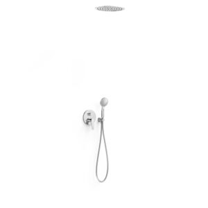 Tres Flat Rapid-Box 2 way Concealed Single-Handle Shower Mixer Tap Kit (2)