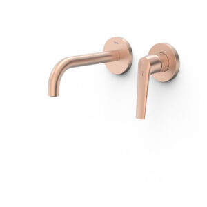Tres Fuji Concealed Single-Handle Washbasin Mixer Tap 24K Matte Rose Gold