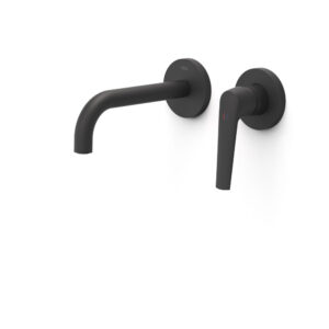 Tres Fuji Concealed Single-Handle Washbasin Mixer Tap Matt Black