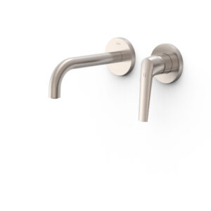 Tres Fuji Concealed Single-Handle Washbasin Mixer Tap Steel