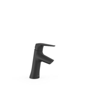 Tres Fuji Inclined Single-Handle Washbasin Mixer Tap Matt Black