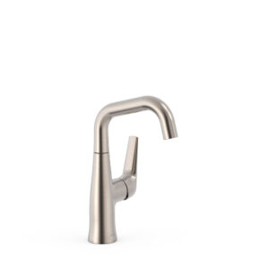 Tres Fuji Single-Handle Washbasin Mixer Tap with Lateral Lever Steel