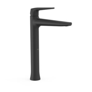 Tres Fuji XXL Single-Handle Washbasin Mixer Tap Matt Black