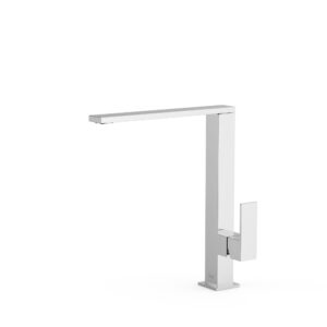 Cuadro Tres Single-Handle Kitchen Mixer Tap Chrome