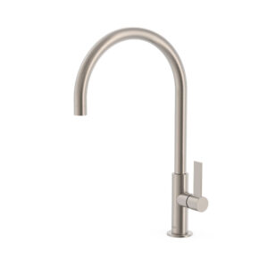 Class Tres Single-Handle Kitchen Mixer Tap Steel
