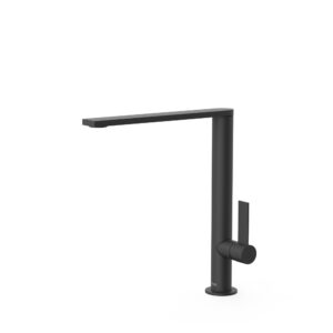 Tres Single-Handle Kitchen Mixer Tap Matt Black (2)