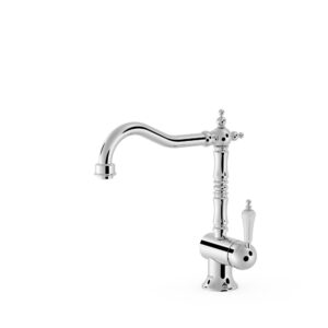 Tres Clasic Single-Handle Kitchen Mixer Tap Chrome
