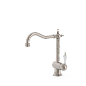 Tres Clasic Single-Handle Kitchen Mixer Tap Steel