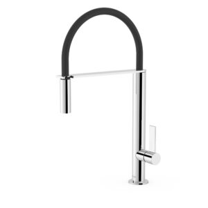 Tres Single-Handle Kitchen Mixer Tap with Flexible Spout Chrome