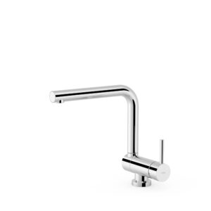 Tres Single-Handle Kitchen Mixer Tap with Folding Spout Chrome