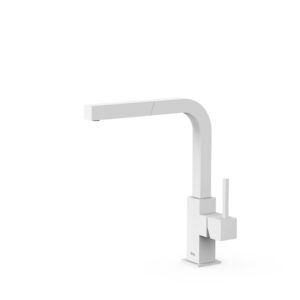 Tres Single-Handle Kitchen Mixer Tap with Pull-Out Spout Matt Black (2)