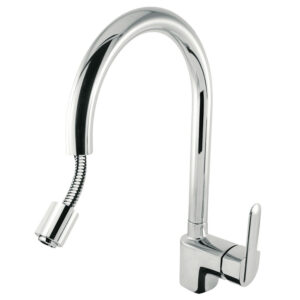 Tres Single-Handle Kitchen Mixer Tap with Pull-Out Spout 1144444