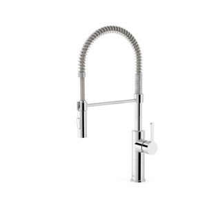 Tres Industrial Kitchens Single Handle Tap with Pull-Out Spout and 2 Stream Types