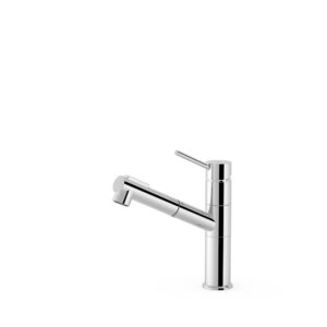 Tres Single-Handle Tap with Pull-Out Spout and 2 Stream Types for Kitchen