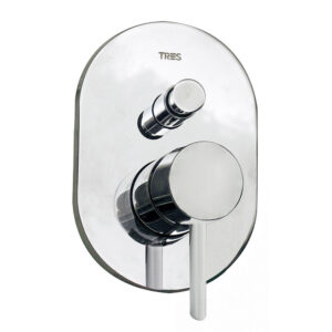 Tres Lex-Alp 2-Way Conceled Single-Handle Shower Mixer Tap
