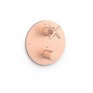 Tres Montblanc Therm-Box Visible Part For Concealed 2-Way 24K Matte Rose Gold