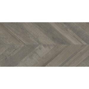 Chevron Walnut Matt 50x100cm