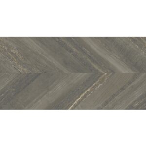 Chevron Walnut Stamp Matt 50x100cm