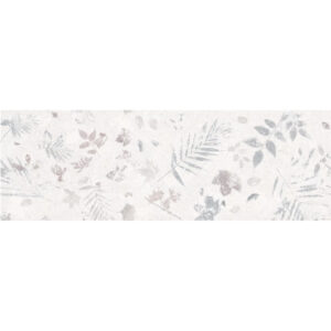 Kyoto Decoro Flora Bianco 25x75 cm