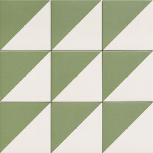 Fired Middle Green 20x20 cm