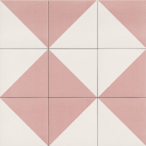 Fired Middle Pink 20x20 cm